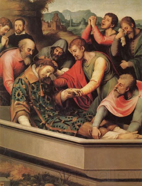 Juan de Juanes The Burial of St.Stephen Spain oil painting art